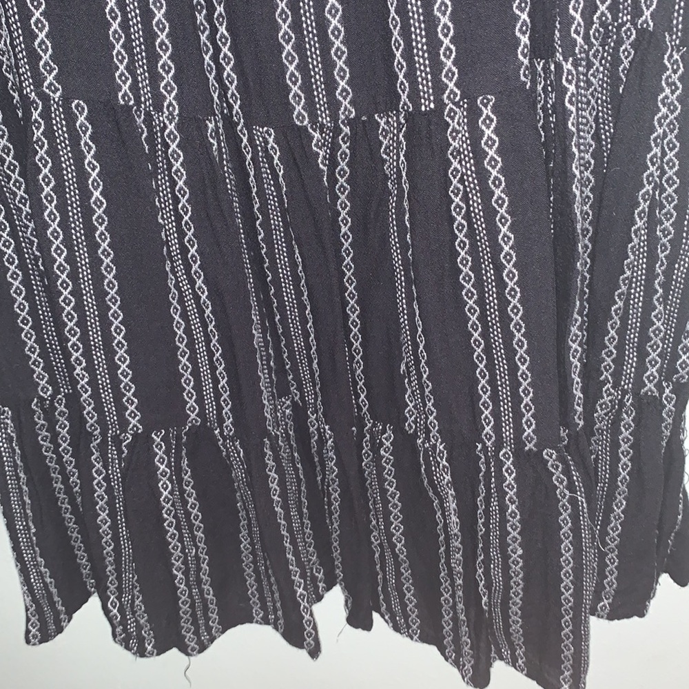 Elan Anthropologie ruffle tiered embroidery cottagecore dress - Picture 3 of 5